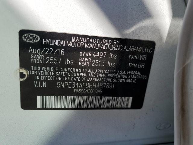 Photo 11 VIN: 5NPE34AF8HH487891 - HYUNDAI SONATA SPO 