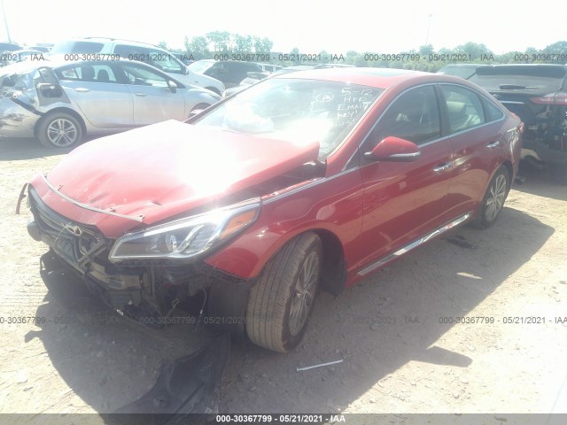 Photo 1 VIN: 5NPE34AF8HH490807 - HYUNDAI SONATA 