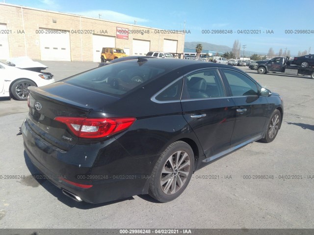 Photo 3 VIN: 5NPE34AF8HH496431 - HYUNDAI SONATA SPO 