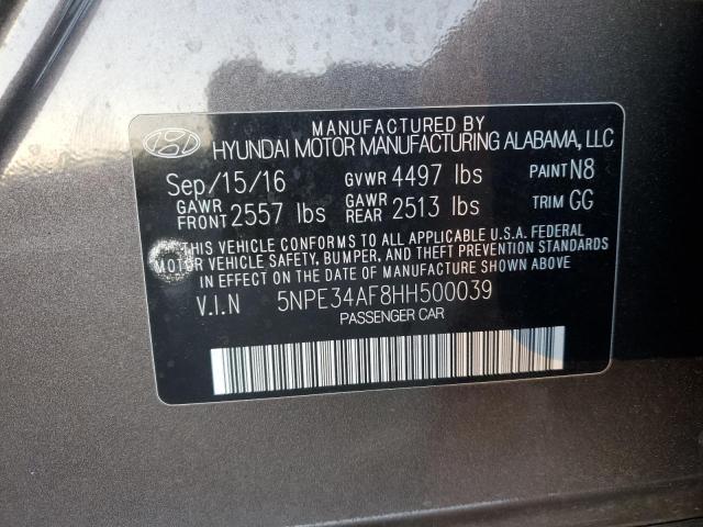 Photo 12 VIN: 5NPE34AF8HH500039 - HYUNDAI SONATA 