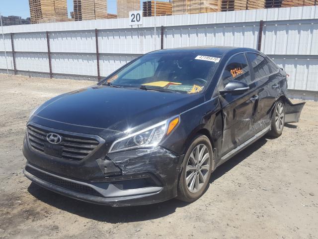 Photo 1 VIN: 5NPE34AF8HH508447 - HYUNDAI SONATA SPO 