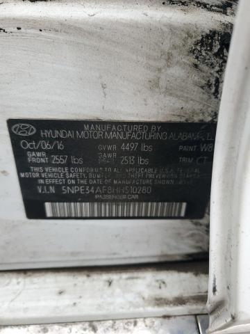 Photo 11 VIN: 5NPE34AF8HH510280 - HYUNDAI SONATA 