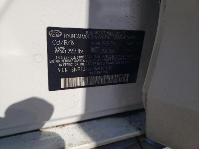 Photo 11 VIN: 5NPE34AF8HH516001 - HYUNDAI SONATA SPO 