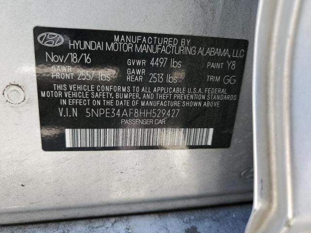 Photo 11 VIN: 5NPE34AF8HH529427 - HYUNDAI SONATA 