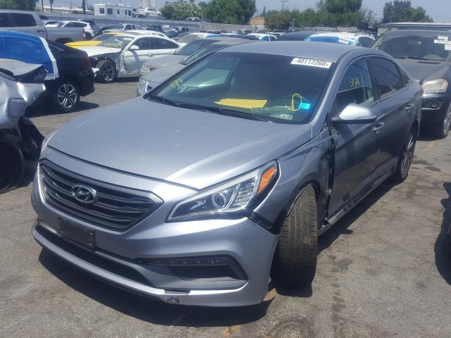 Photo 1 VIN: 5NPE34AF8HH534370 - HYUNDAI SONATA SPO 