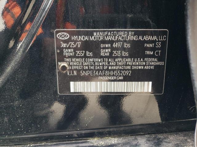 Photo 11 VIN: 5NPE34AF8HH552092 - HYUNDAI SONATA 