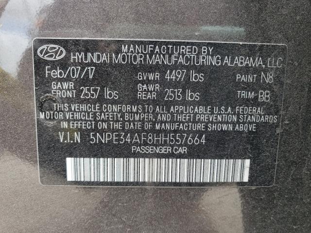 Photo 9 VIN: 5NPE34AF8HH557664 - HYUNDAI SONATA SPO 