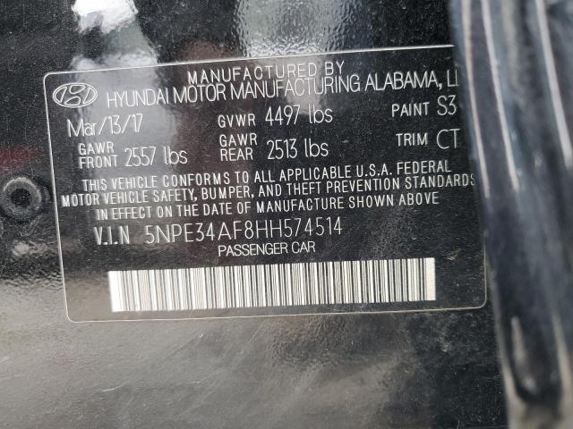 Photo 11 VIN: 5NPE34AF8HH574514 - HYUNDAI SONATA SPO 