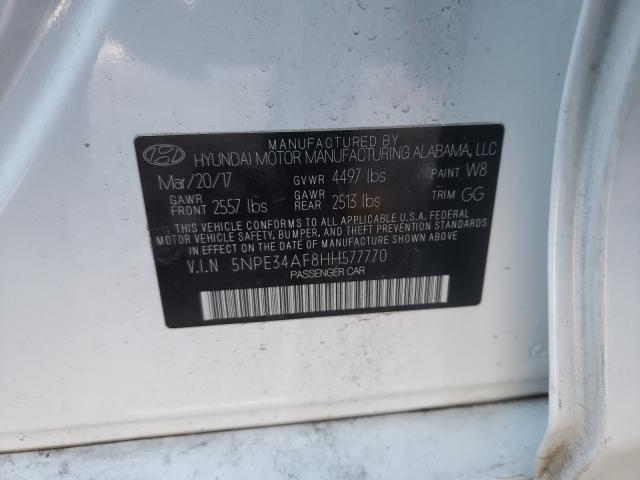 Photo 9 VIN: 5NPE34AF8HH577770 - HYUNDAI SONATA 