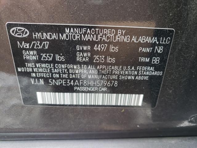 Photo 9 VIN: 5NPE34AF8HH579678 - HYUNDAI SONATA SPO 