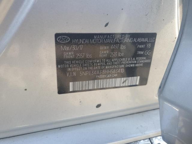 Photo 11 VIN: 5NPE34AF8HH583410 - HYUNDAI SONATA SPO 