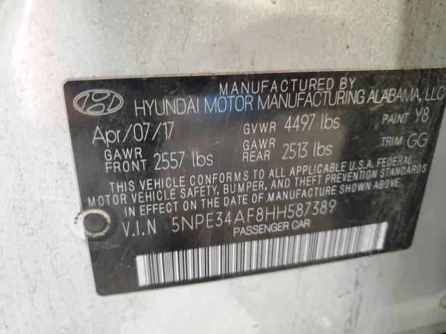 Photo 11 VIN: 5NPE34AF8HH587389 - HYUNDAI SONATA 