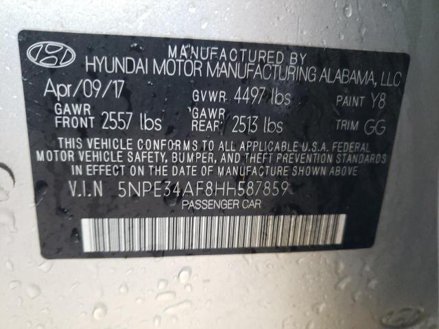 Photo 12 VIN: 5NPE34AF8HH587859 - HYUNDAI SONATA SPO 