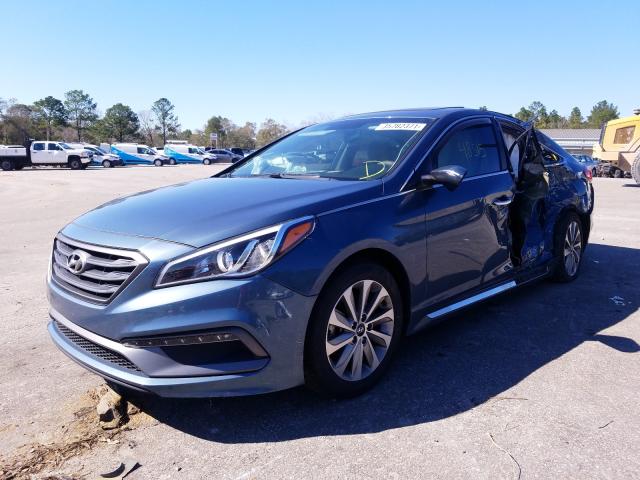 Photo 1 VIN: 5NPE34AF8HH591894 - HYUNDAI SONATA SPO 