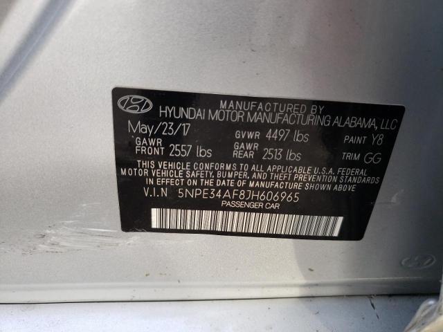 Photo 11 VIN: 5NPE34AF8JH606965 - HYUNDAI SONATA SPO 