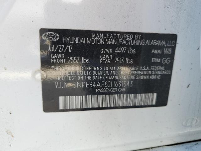 Photo 11 VIN: 5NPE34AF8JH631543 - HYUNDAI SONATA 