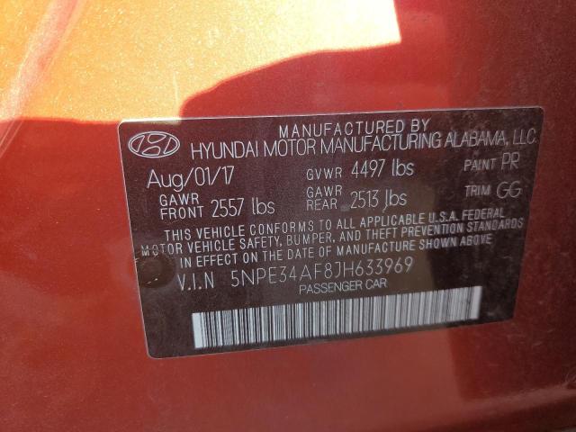 Photo 11 VIN: 5NPE34AF8JH633969 - HYUNDAI SONATA 