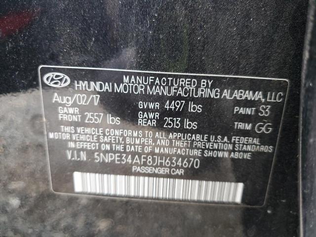 Photo 11 VIN: 5NPE34AF8JH634670 - HYUNDAI SONATA SPO 