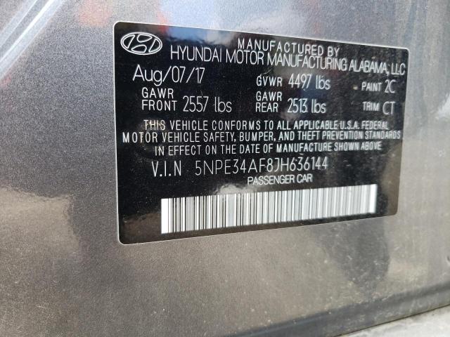 Photo 11 VIN: 5NPE34AF8JH636144 - HYUNDAI SONATA 