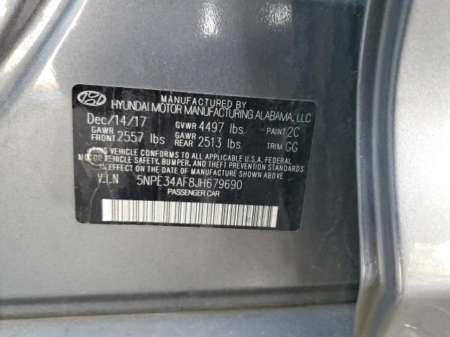 Photo 11 VIN: 5NPE34AF8JH679690 - HYUNDAI SONATA SPO 