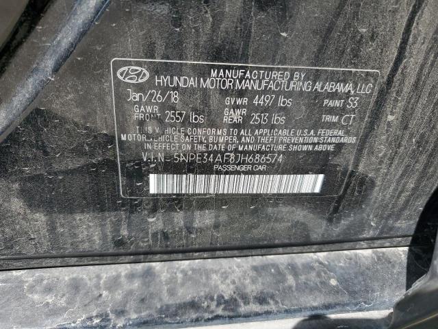 Photo 11 VIN: 5NPE34AF8JH686574 - HYUNDAI SONATA SPO 