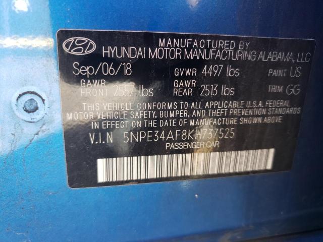 Photo 9 VIN: 5NPE34AF8KH737525 - HYUNDAI SONATA LIM 