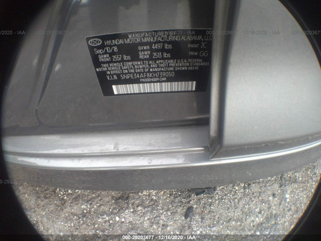 Photo 8 VIN: 5NPE34AF8KH739050 - HYUNDAI SONATA 