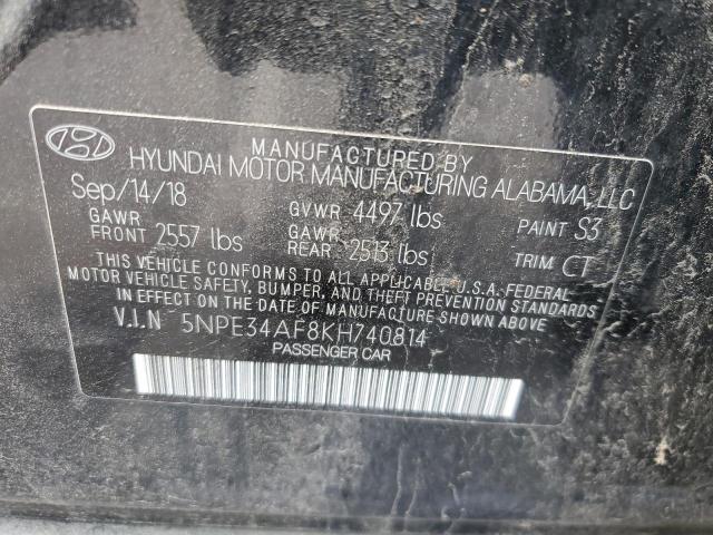 Photo 11 VIN: 5NPE34AF8KH740814 - HYUNDAI SONATA LIM 