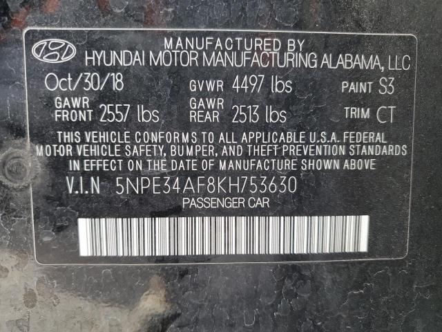 Photo 11 VIN: 5NPE34AF8KH753630 - HYUNDAI SONATA LIM 