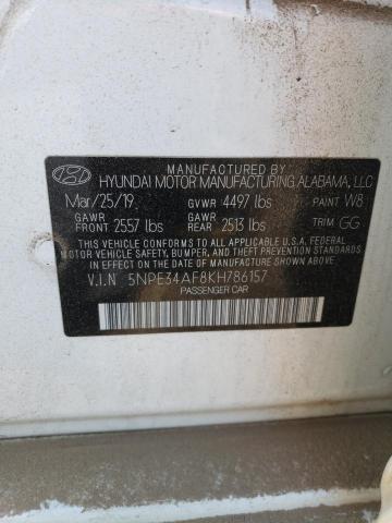 Photo 11 VIN: 5NPE34AF8KH786157 - HYUNDAI SONATA 