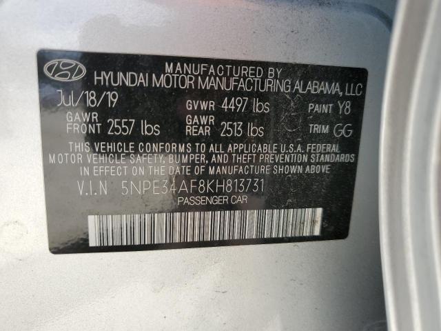 Photo 11 VIN: 5NPE34AF8KH813731 - HYUNDAI SONATA LIM 