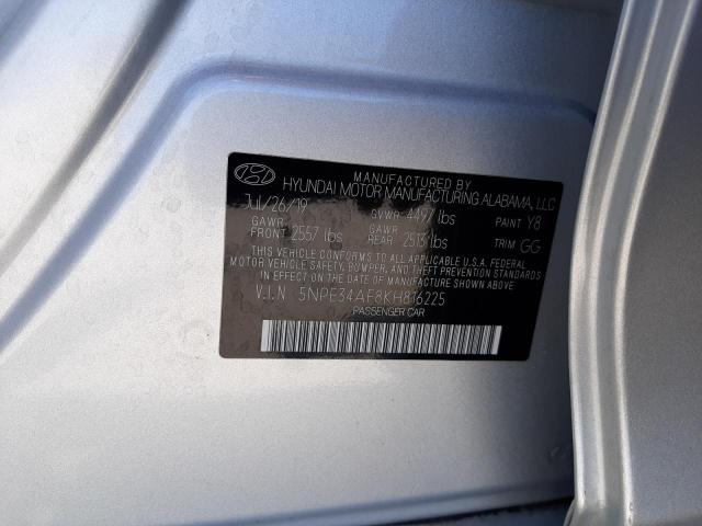 Photo 9 VIN: 5NPE34AF8KH816225 - HYUNDAI SONATA LIM 