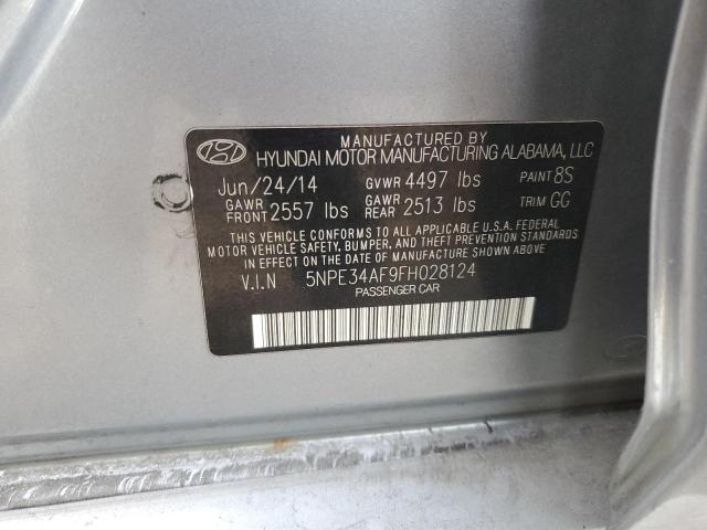 Photo 11 VIN: 5NPE34AF9FH028124 - HYUNDAI SONATA SPO 