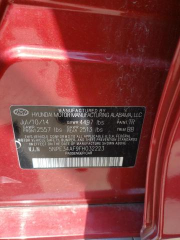 Photo 9 VIN: 5NPE34AF9FH032223 - HYUNDAI SONATA SPO 