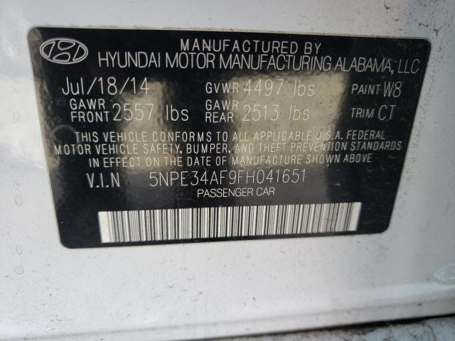 Photo 11 VIN: 5NPE34AF9FH041651 - HYUNDAI SONATA SPO 