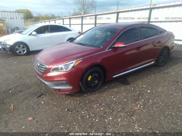 Photo 1 VIN: 5NPE34AF9FH046560 - HYUNDAI SONATA 