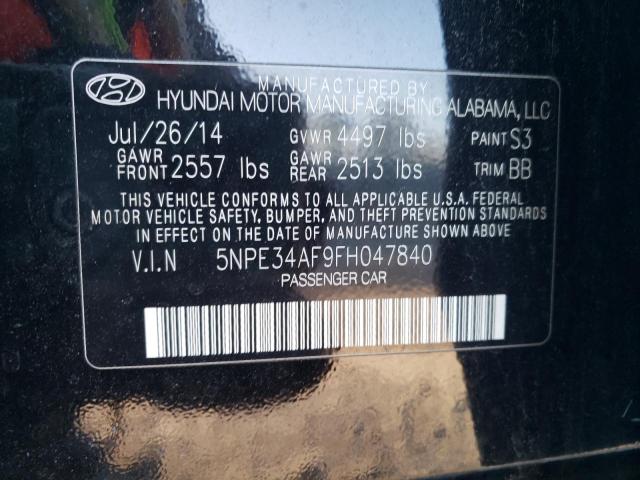 Photo 11 VIN: 5NPE34AF9FH047840 - HYUNDAI SONATA SPO 