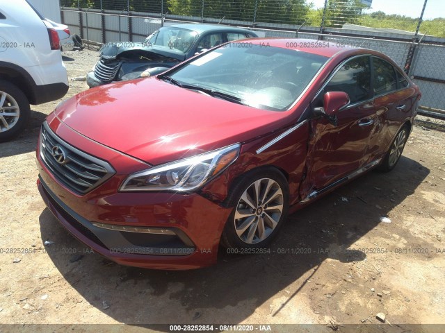 Photo 1 VIN: 5NPE34AF9FH051905 - HYUNDAI SONATA 