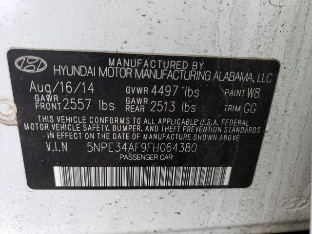 Photo 11 VIN: 5NPE34AF9FH064380 - HYUNDAI SONATA SPO 