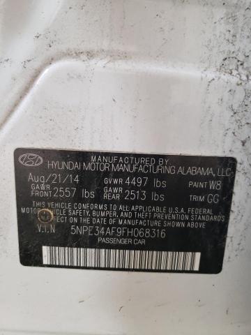 Photo 11 VIN: 5NPE34AF9FH068316 - HYUNDAI SONATA SPO 