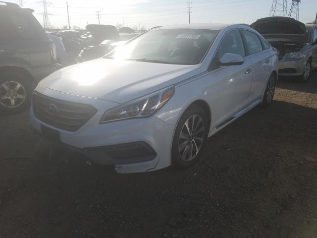 Photo 1 VIN: 5NPE34AF9FH069353 - HYUNDAI SONATA SPO 