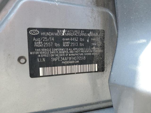 Photo 11 VIN: 5NPE34AF9FH070518 - HYUNDAI SONATA SPO 