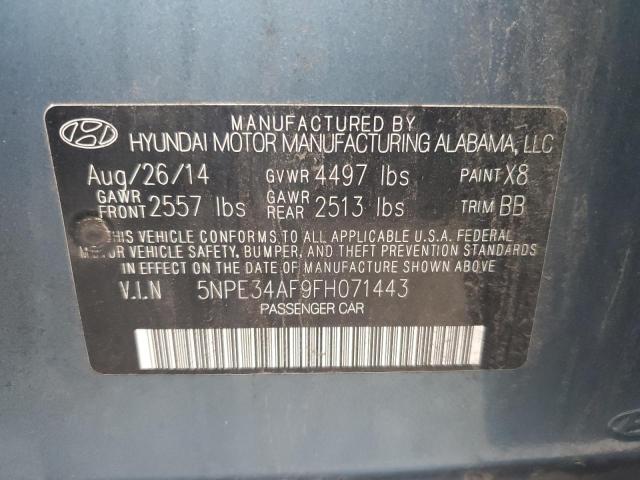 Photo 11 VIN: 5NPE34AF9FH071443 - HYUNDAI SONATA SPO 