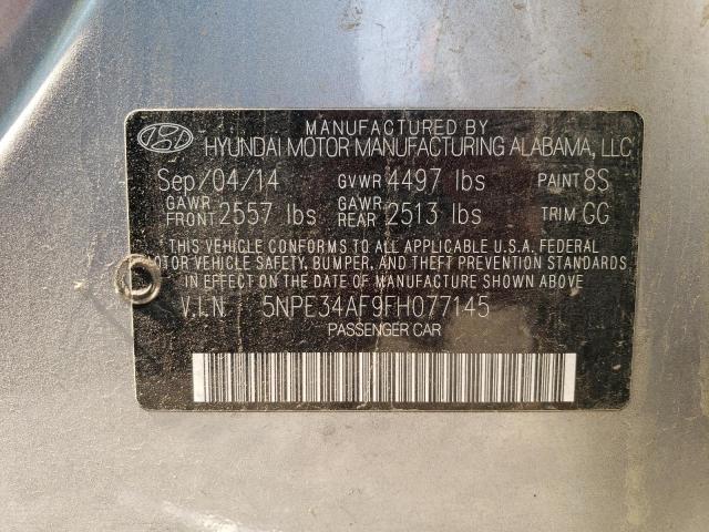 Photo 11 VIN: 5NPE34AF9FH077145 - HYUNDAI SONATA SPO 