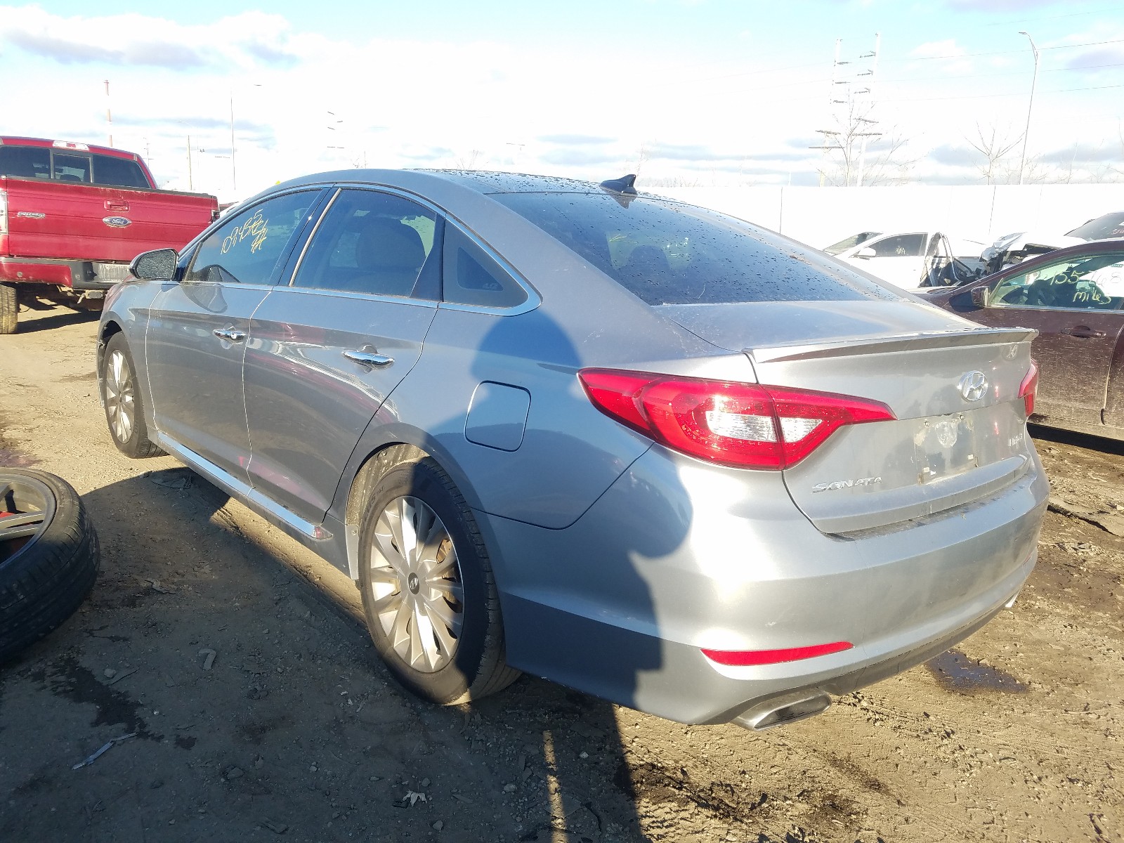 Photo 2 VIN: 5NPE34AF9FH077159 - HYUNDAI SONATA SPO 