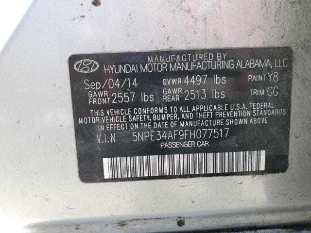 Photo 11 VIN: 5NPE34AF9FH077517 - HYUNDAI SONATA 