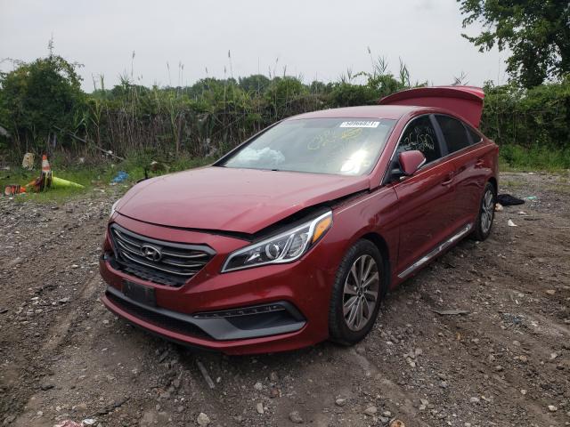 Photo 1 VIN: 5NPE34AF9FH077789 - HYUNDAI SONATA SPO 