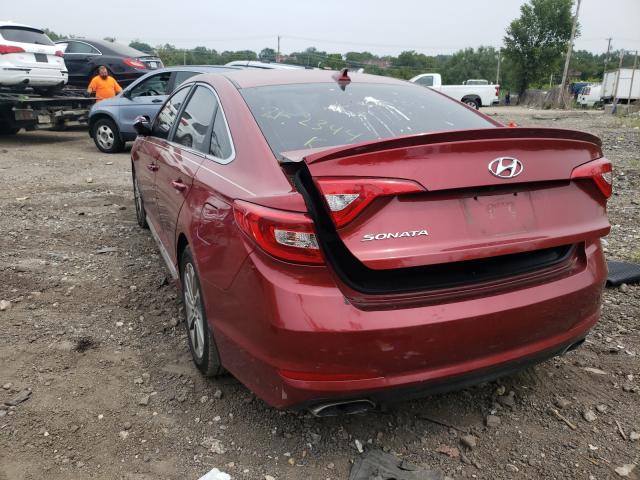 Photo 2 VIN: 5NPE34AF9FH077789 - HYUNDAI SONATA SPO 