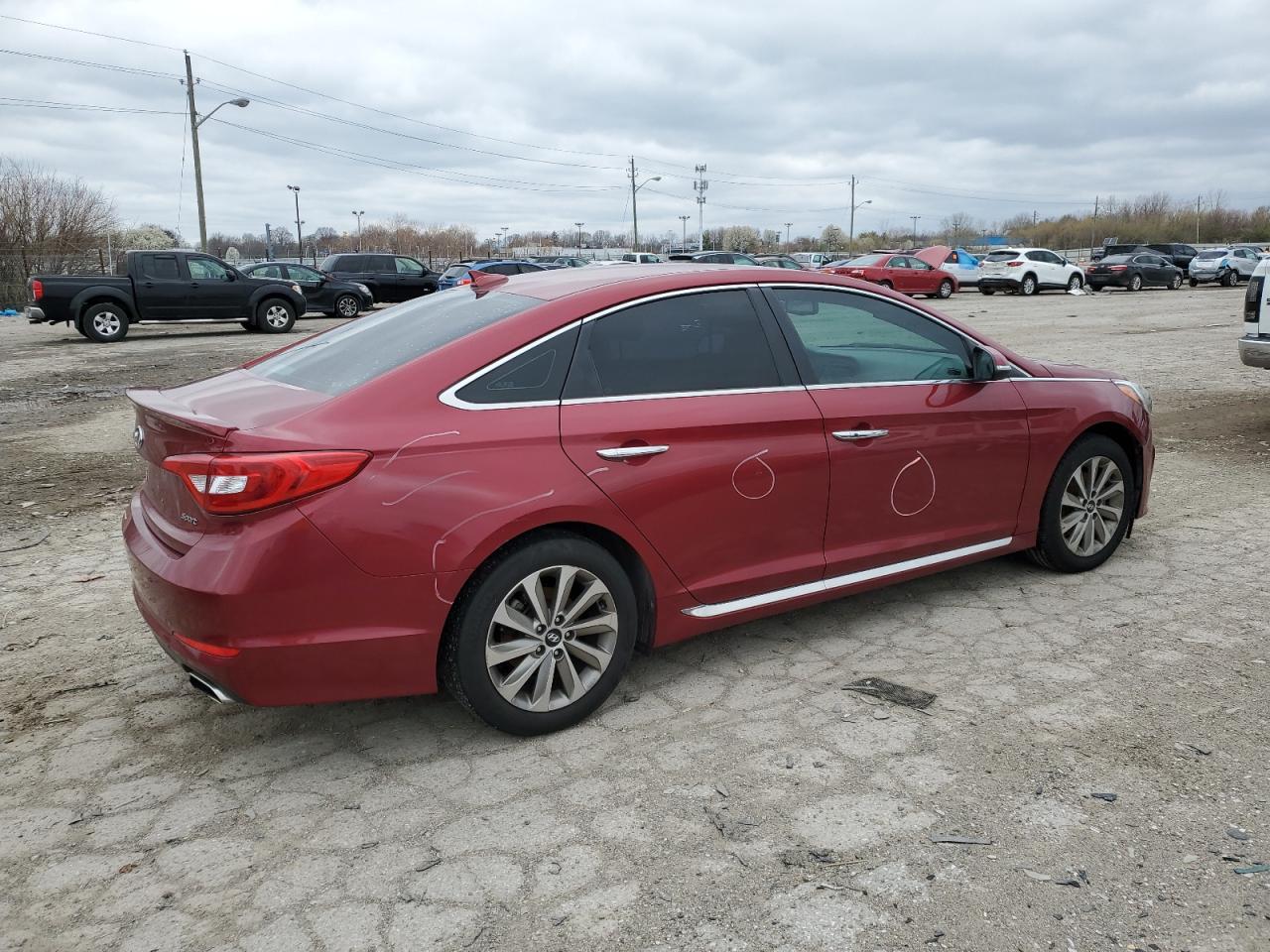 Photo 2 VIN: 5NPE34AF9FH078537 - HYUNDAI SONATA 