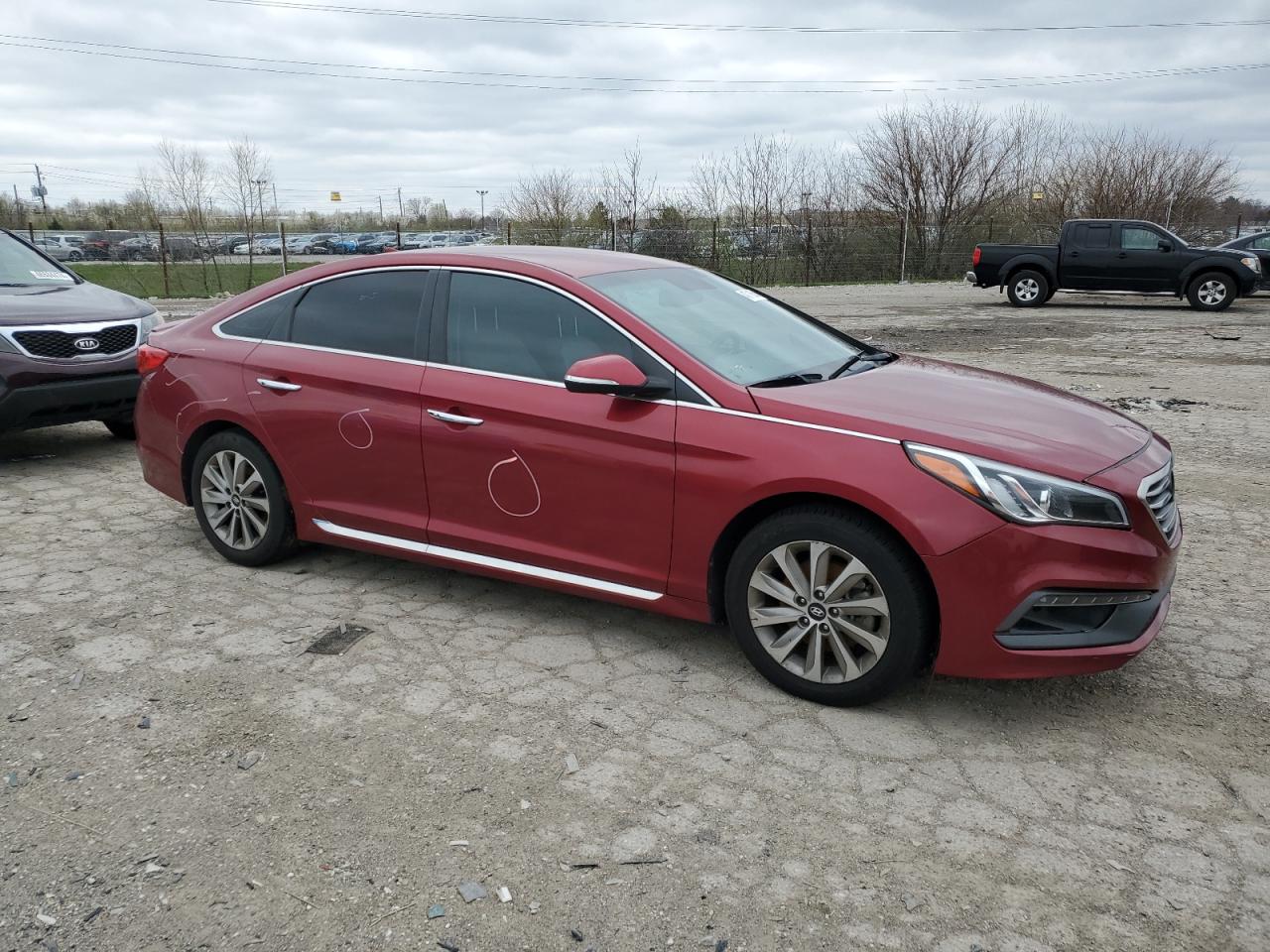 Photo 3 VIN: 5NPE34AF9FH078537 - HYUNDAI SONATA 